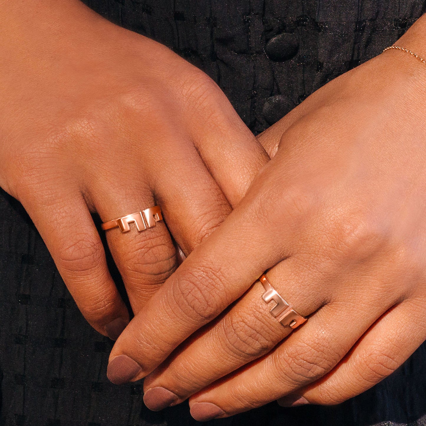 Crown Ring in Rose Gold