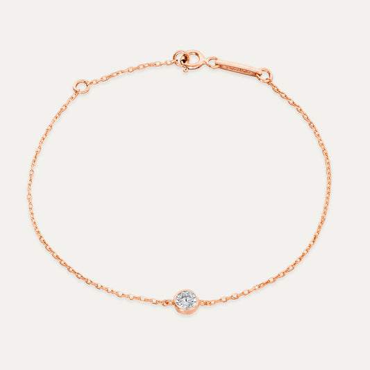 Mono Bracelet in Rose Gold