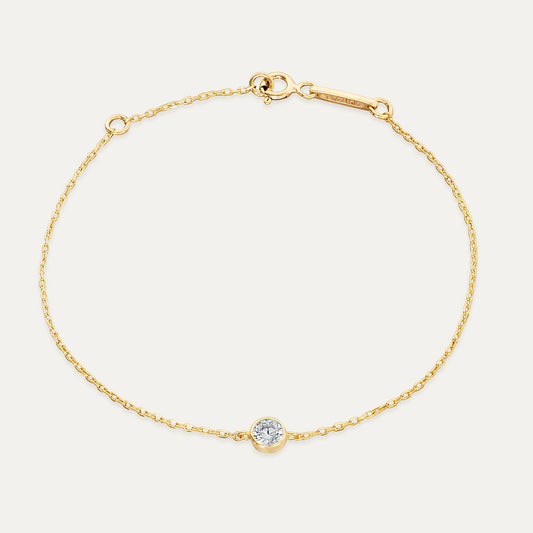 Mono Bracelet in Yellow Gold