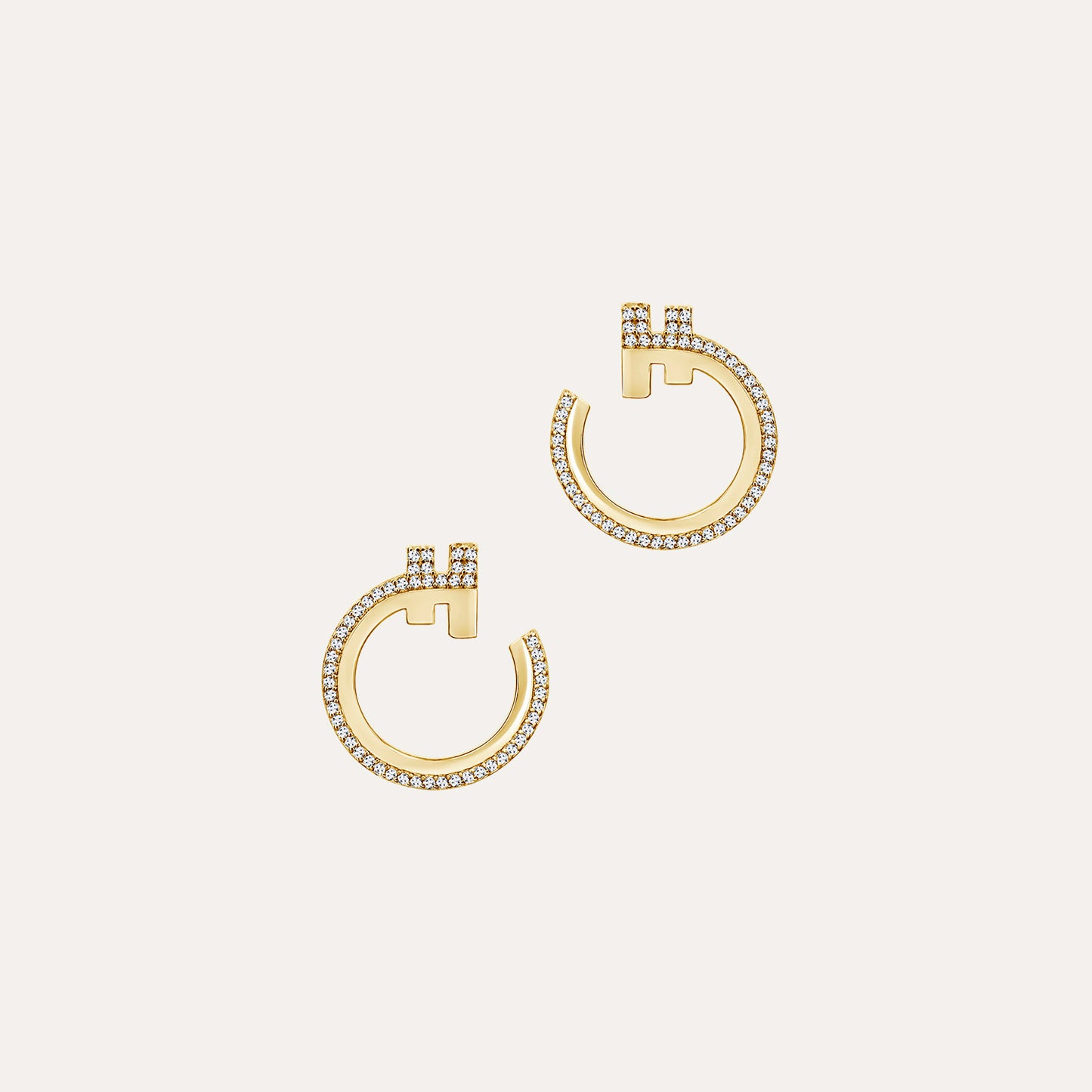 Fae Earrings in Yellow Gold