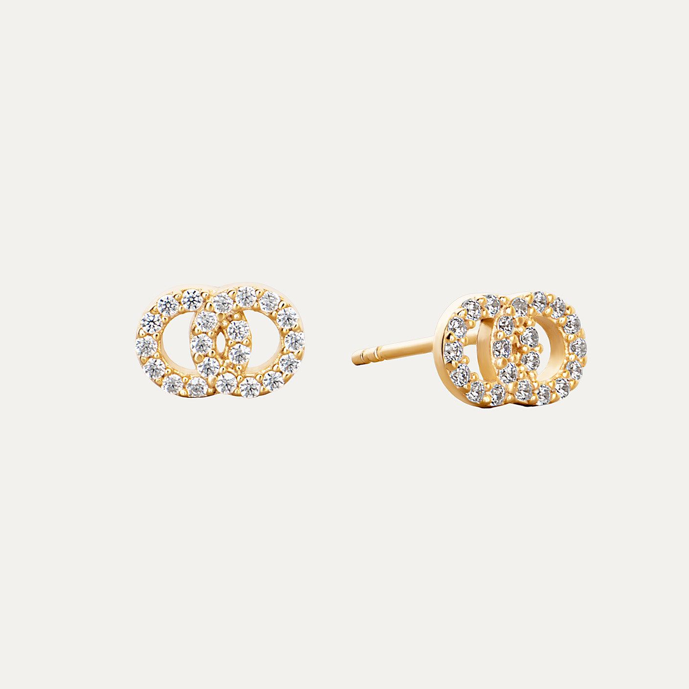 Gia Earrings in Yellow Gold