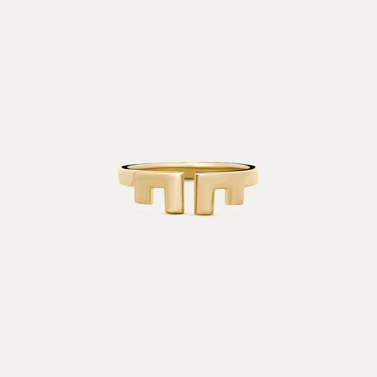 Crown Ring in Yellow Gold