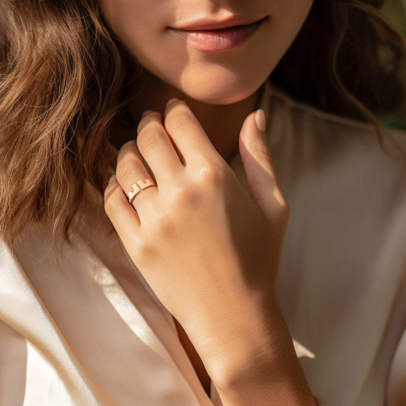 Crown Ring in Rose Gold